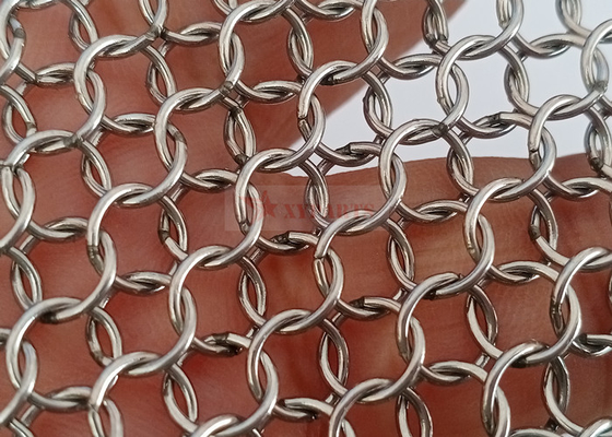 Сваренный тип сетка кольца металла для украшения архитектуры