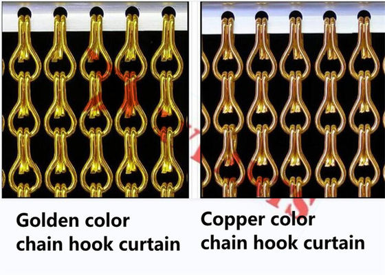Красочный двойник закрепляет алюминиевый занавес звена цепи с подгонянным размером