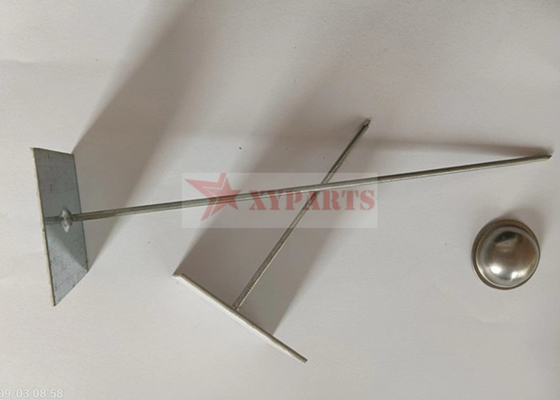 50mm гальванизированные штыри изоляции ручки собственной личности с алюминиевыми штырями