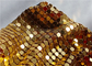 Ткань 4x4mm Sequin металла цвета золота используемое как занавесы рассекателя комнаты