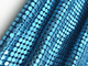 Сияющий голубой алюминиевый Sequin металла OEM цепляет скатерть Sequin ткани цепной почты металлическую