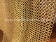 Занавес сетки кольца Wm Serie Chainmail цвета золота для архитектурного дизайна